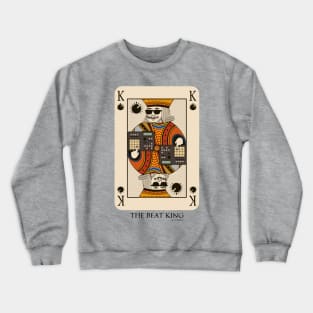 Beatmaker King Card for Music Producer and Dj Crewneck Sweatshirt